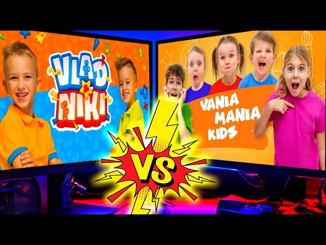 Vania Mania Kids VS Vlad and Niki LOGO intro Funny MIX (Sponsored By Preview 2 Effects) ASMR 13+