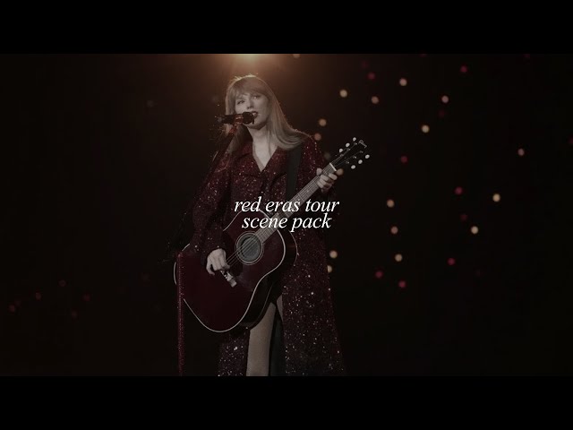 eras tour 'red' set clips