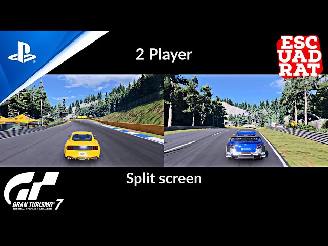 2 Player Split Screen Gran Turismo 7 PS5 Multiplayer GT7 PlayStation 5 | 4K HDR10 60FPS