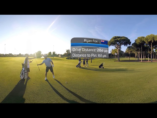 360-degree look at the 16th hole of the Turkish Airlines Open with Ryan Fox