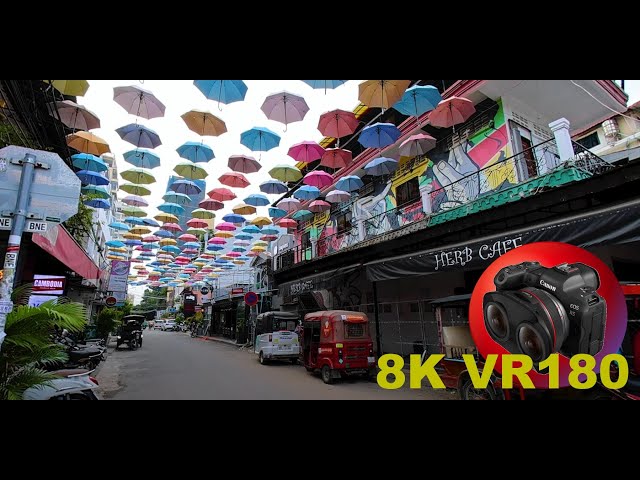 BACK STREET FOOD in the heart of PHNOM PENH CAMBODIA 8K 4K VR180 3D Travel