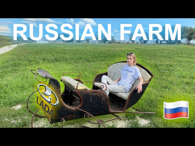 What Russian villages looked like // Visiting a traditional Russian farm in the Moscow region