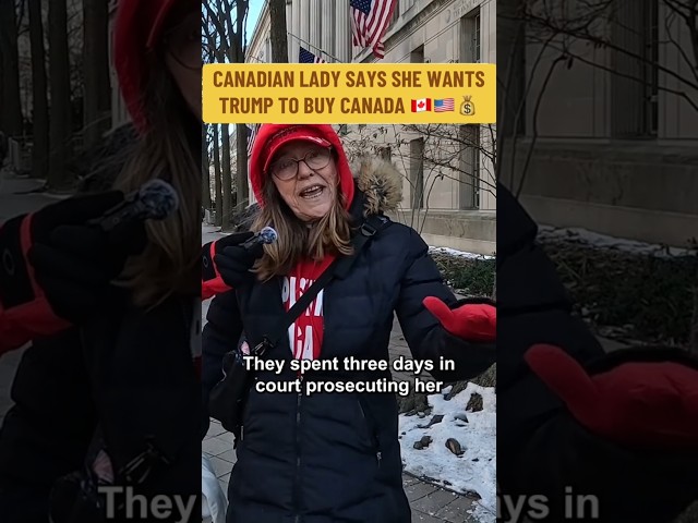 CANADIAN GRANDMA'S MESSAGE TO TRUMP! #trump #maga #canada #shorts #foryou #fyp