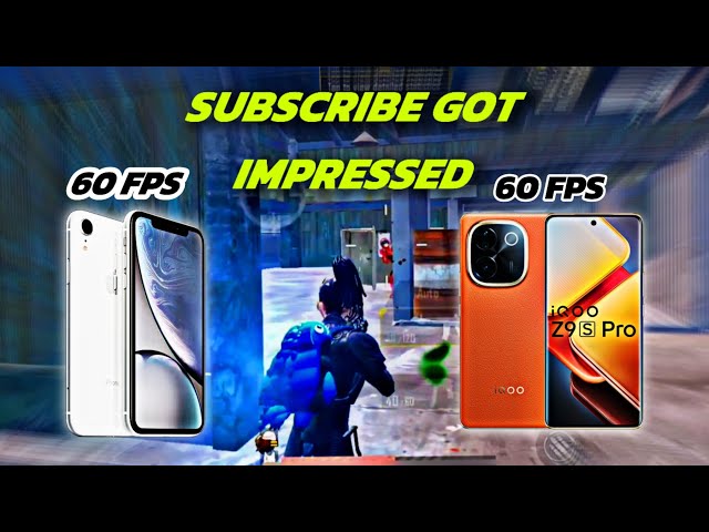 IPHONE XR VS IQOO Z9s PRO 1v1 BATTLE 60FPS VS 60 FPS