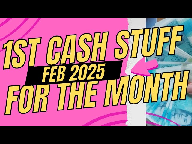 End of a NO SPEND MONTH! Into Feb with the budget, Oh and CLOWNS! #cashstuffing #cashstuffwithme