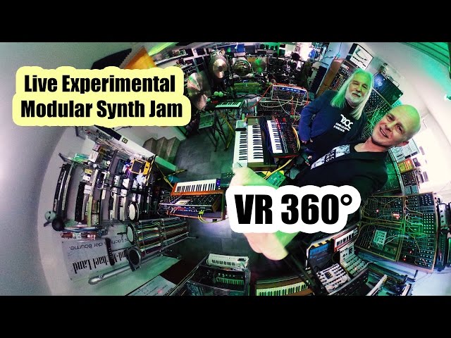 Live Experimental Modular Synthesizer Jam - VR 360° Video