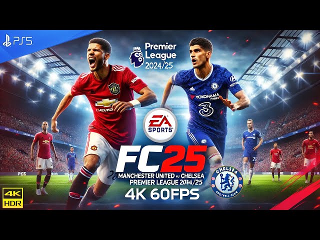 EA FC 25 | Manchester United  vs Chelsea | Premier league 2024/25 | Full Match | PS5™ [4K60] |