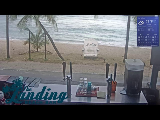 The Landing Beach Bar @ Cane Bay in St. Croix USVI