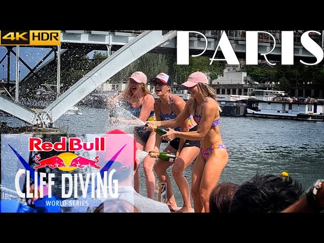 🇫🇷[PARIS 4K HDR]  "RED BULL CLIFF DIVING FINAL 2023" (4K HDR 60FPS VERSION)  19/JUNE/2023