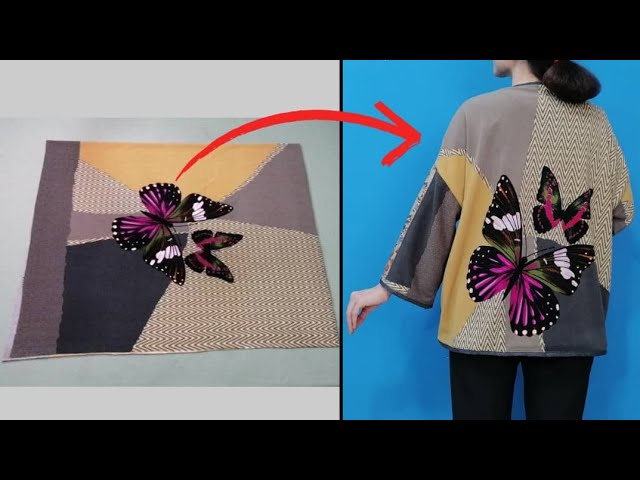 Awesome Sewing Ideas for a coat from Fabric 90 cm by 150 cm / Creative Ideas