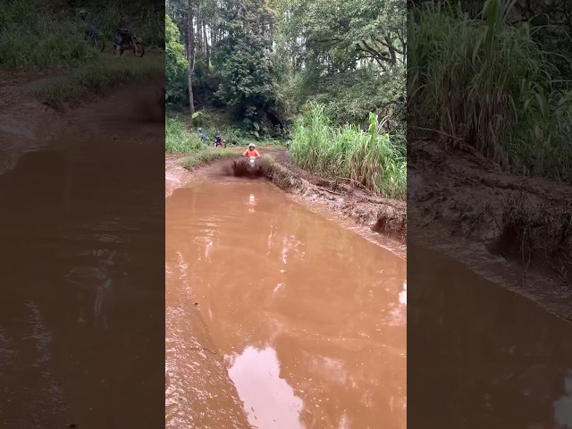 TRABAS SAMBIL MANCING SERU #hanhanmv #hanhanmotovlog #trailhits