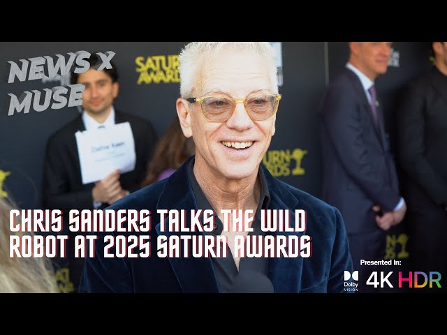 Chris Sanders Talks The Wild Robot at 2025 Saturn Awards