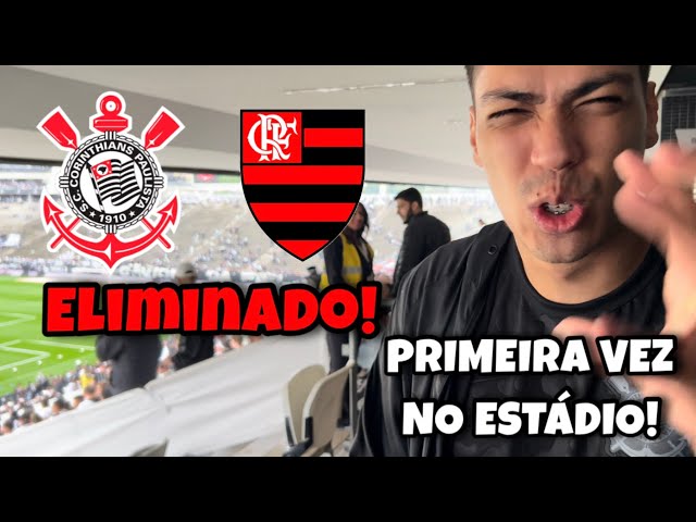 MINHA PRIMEIRA VEZ NO ESTÁDIO DO CORINTHIANS!! CORINTHIANS X FLAMENGO⚽️🫣😭#futebol #soccer #football