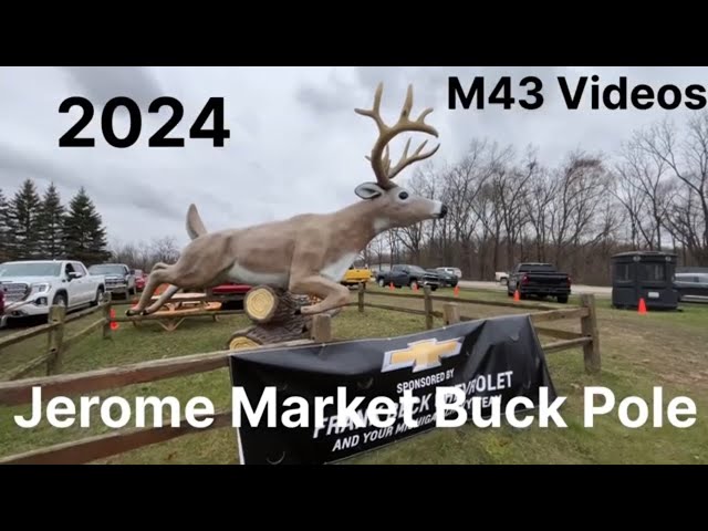 Michigan Opening Day Deer Firearms 2024 Jerome Market Buck Pole