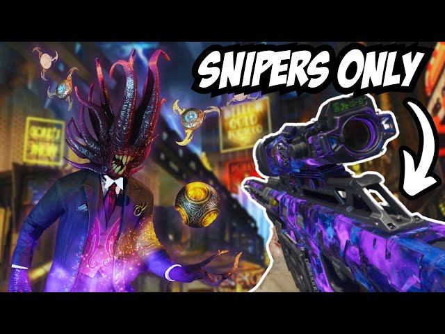 Can I Beat Shadows of Evil Using Only Sniper Rifles?!