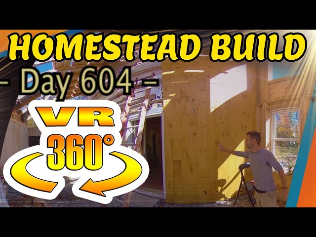 Homestead Build - Greenhouse Walls and Future Electrical Wiring