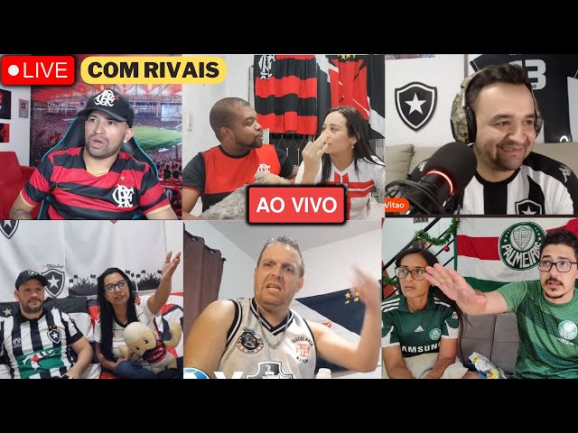 LIVE COM RIVAIS E MUITA RESENHA - ÚLTIMA RODADA DO BRASILEIRÃO 2023- PIPOCADA DO BOTAFOGO E QUEM CAI