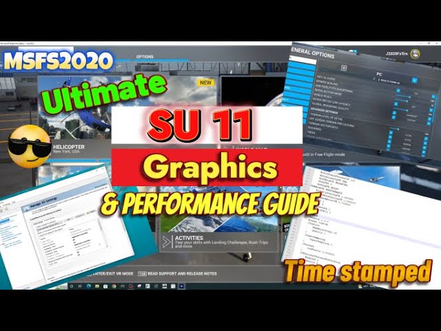 Msfs2020*Sim update 11 Graphics & Performance Guide* Reduce StuTTers & Lag- Smooth Gameplay Pc & VR!