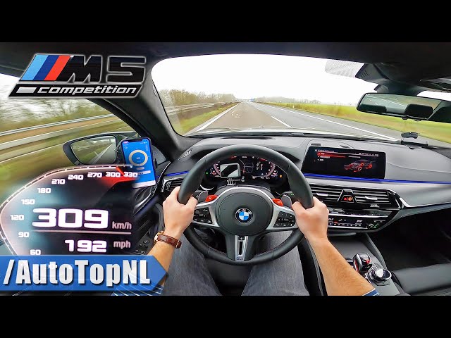 2020 BMW M5 F90 Competition 625HP TOP SPEED 309km/h on AUTOBAHN by AutoTopNL