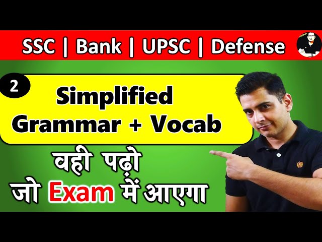 Full Revision -2 || The Hindu Grammar and Vocabulary - SSC, Banks and UPSC