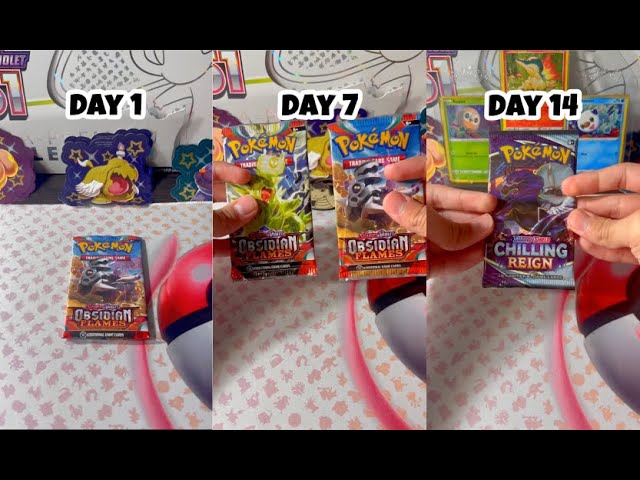 Opening a Pokemon pack everyday, so far! | Part 1