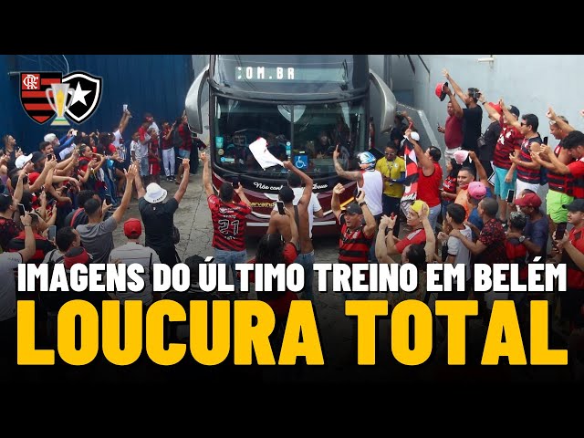 VEJA IMAGENS DO TREINO EM BELÉM ANTES DE BOTAFOGO X FLAMENGO PELA SUPERCOPA