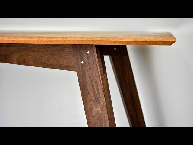 How to Make a Simple Modern Dining Table // With Plans