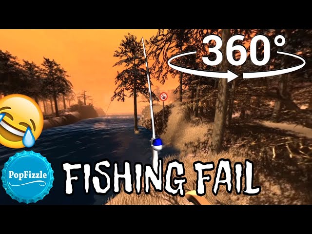 360 Video || Fishing Fail || Funny Animation VR