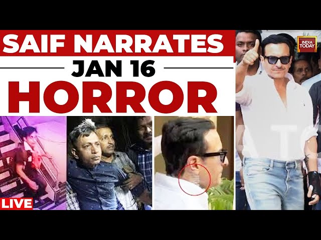 Saif Attack News LIVE: Saif Ali Khan Records Police Statement. What He Said About January 16 Attack