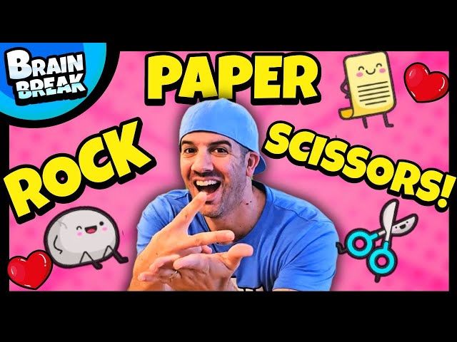 💖 Rock Paper Scissors Valentine's Brain Break 💖 Fun Brain Breaks for Kids