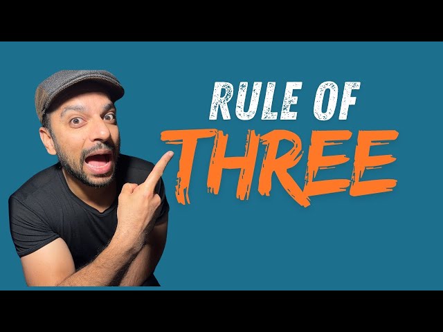 Spot Counterfeit YES ! Rule of Three