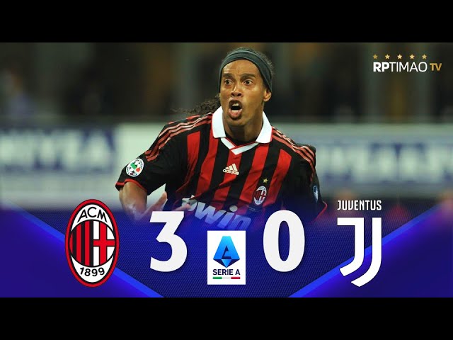 Milan 3 x 0 Juventus (Ronaldinho's show) ● Serie A 2009/10 Extended Goals & Highlights ᴴᴰ