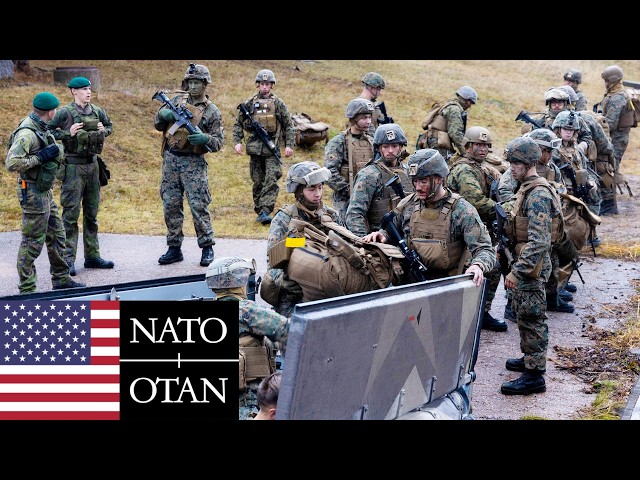 US Marine Corps, NATO. Allied Joint Military Exercise in Finland.