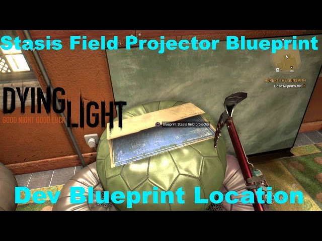 Stasis Field Projector Developer Blueprint // Dying Light Enhanced Edition