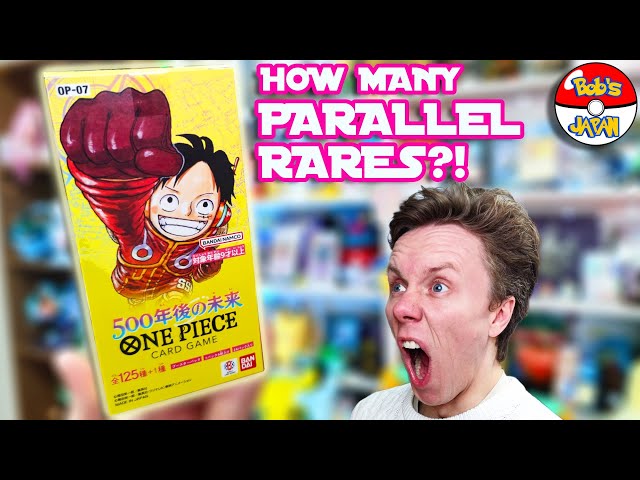 OP07 500 Years in the Future! HOW MANY PARALLEL RARES IN ONE BOX?! One Piece Card Game!