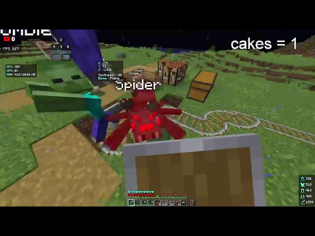 getting a 1000000 cakes in minecraft with @rxid_ subcribe