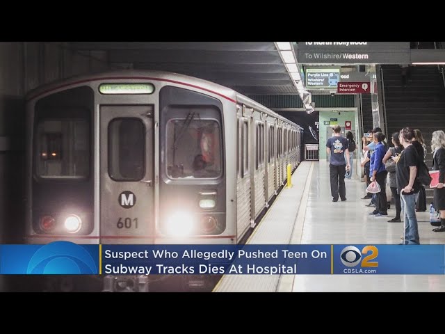 Suspect Who Allegedly Pushed Teen On Subway Tracks Dies At Hospital