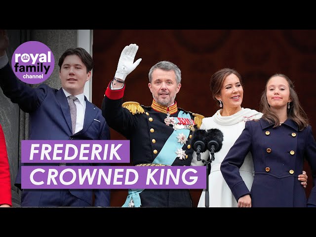 King Frederik X Crowned King of Denmark: Ceremony Highlights