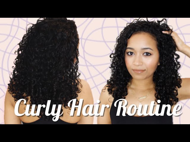 CURLY HAIR ROUTINE | 3A 3B | tricks for defined curls