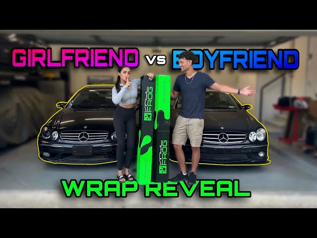 BUILDING THE SAME CAR COMPETITION PART 2 (BF VS GF -WRAP UNVEIL)