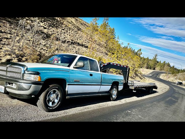 1996 Ram 2500. 12 valve Cummins cold start. Aka Gramps.