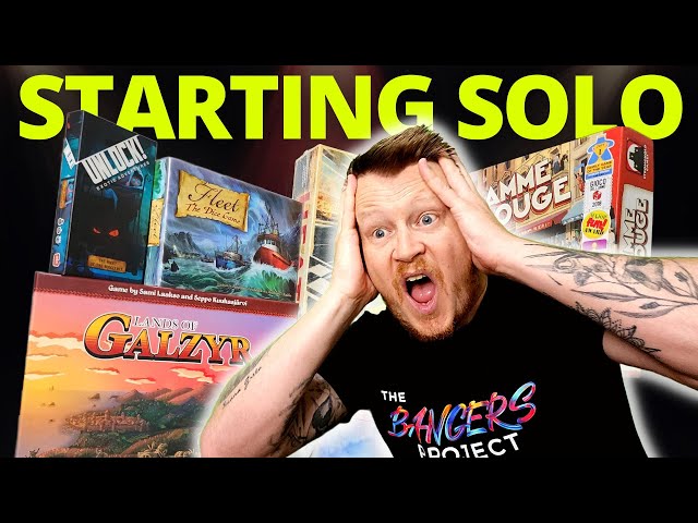 BOARD GAMES to Start Your SOLO Collection in 2024 #sologameplay