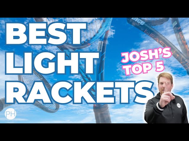 REVIEW: TOP 5 LIGHT RACKETS | Tennis Elbow | Junior Tennis | PH Tennis