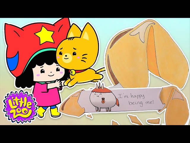 🥠✨ Millie and Lou Lunar New Year Paper Fortune Cookies! 🧧🎉 | Little Zoo