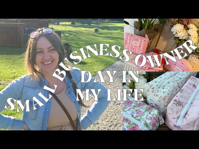 Day in my Life - Small Business Owner - how I sew my zippers - packing orders #smallbusinessowner