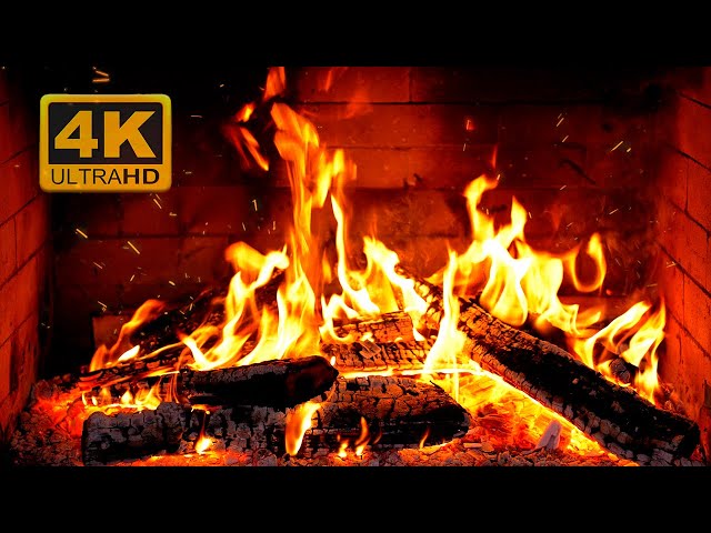 🔥 Fireplace 4K. Cozy Winter