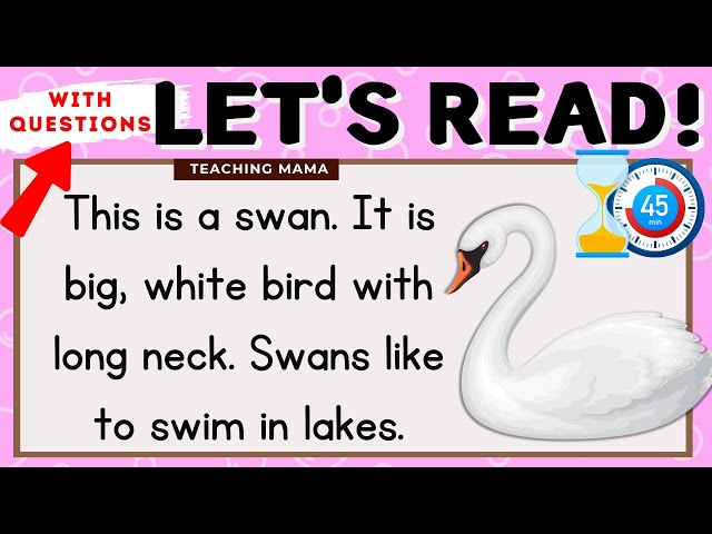 LET'S READ! | READING COMPREHENSION | QUESTIONS & ANSWERS | PRACTICE READING ENGLISH | TEACHING MAMA