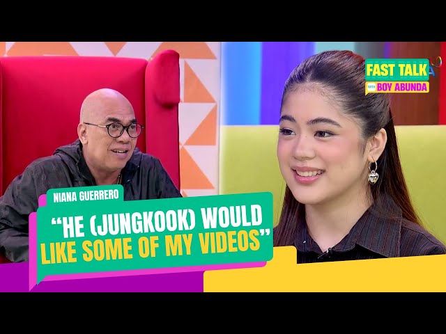 Fast Talk with Boy Abunda: Niana Guerrero, finollow ni Jungkook ng BTS sa TikTok! (Full Episode 426)