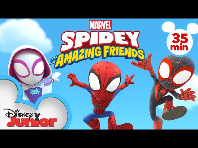 Spidey's Best Moments! | Compilation | Marvel's Spidey and his Amazing Friends | @disneyjunior