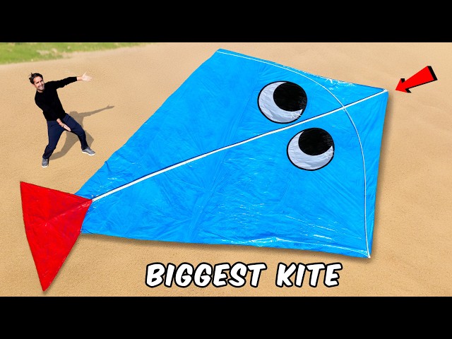 We Make World's Biggest Kite - 100% Flying | सबसे बड़ी पतंग 🪁🪁🪁